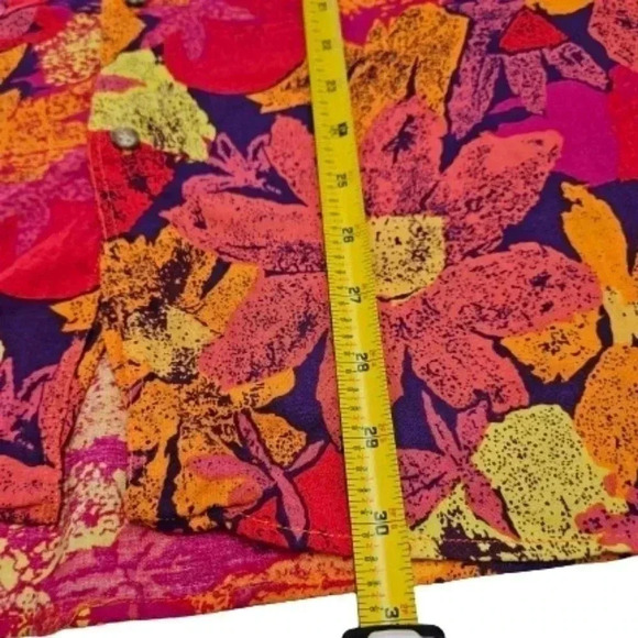 UNIONBAY Extra Comfort Retro Men's Hawaiian Floral Shirt - Picture 4 of 7